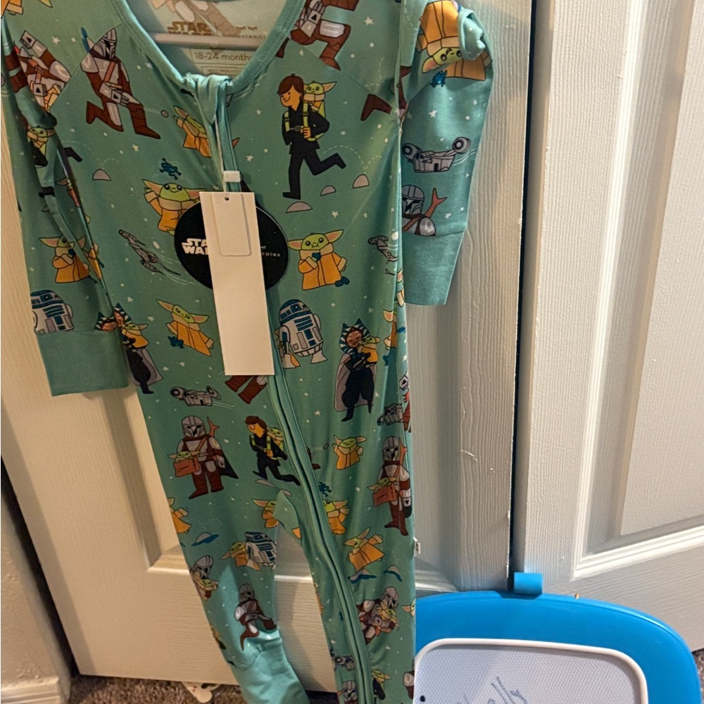 Star Wars Kids Footie Pajama - Teal